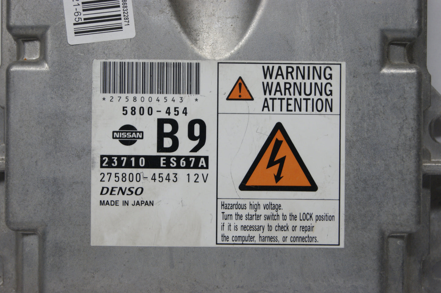 Nissan X-Trail Denso ECU 2758004543 23710ES67A - Glasgow Car Parts Store