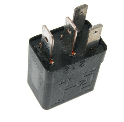 136-Fiat Punto Ducato Stilo Bravo Alfa Romeo Etc 4-Pin Black 12V 20A Relay 46520421 - Glasgow Car Parts Store
