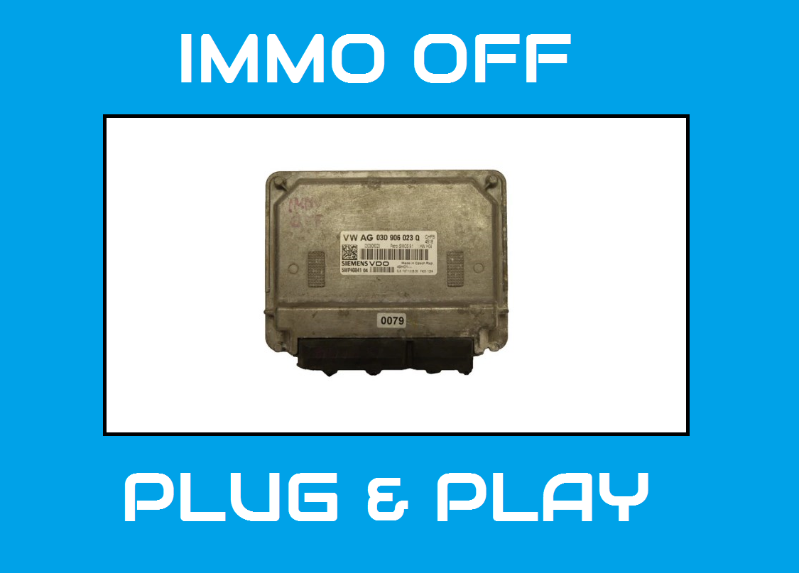 03D906023Q ECU Audi VW Skoda Seat IMMO OFF PLUG & PLAY.