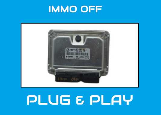 AUDI A4 TDI  ECU PLUG & PLAY IMMO OFF  8E0907401J 0281011387