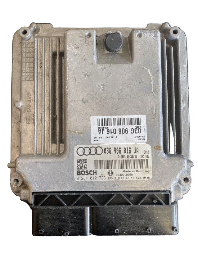 03G906016JA 0281012723 AUDI ECU PLUG & PLAY IMMO OFF