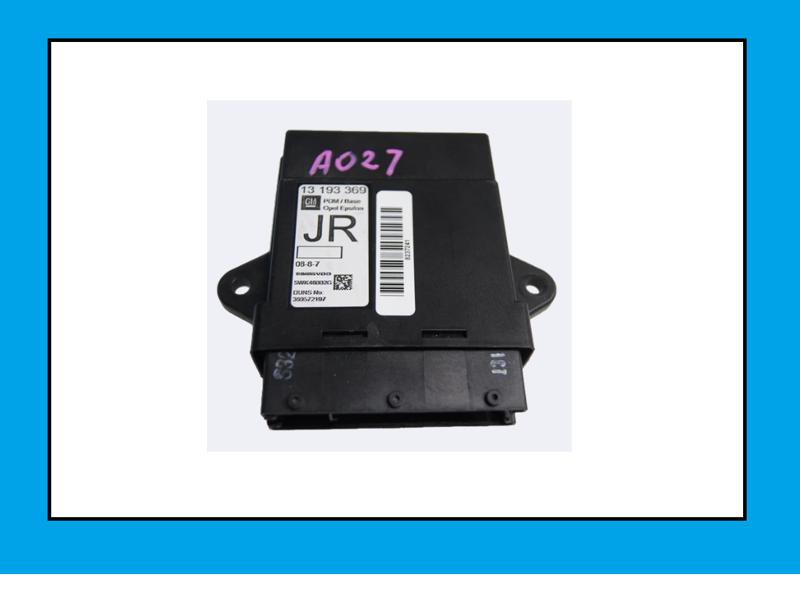 Vauxhall Vectra C N/S Passenger Side Front Door Locking Module 13193369JR
