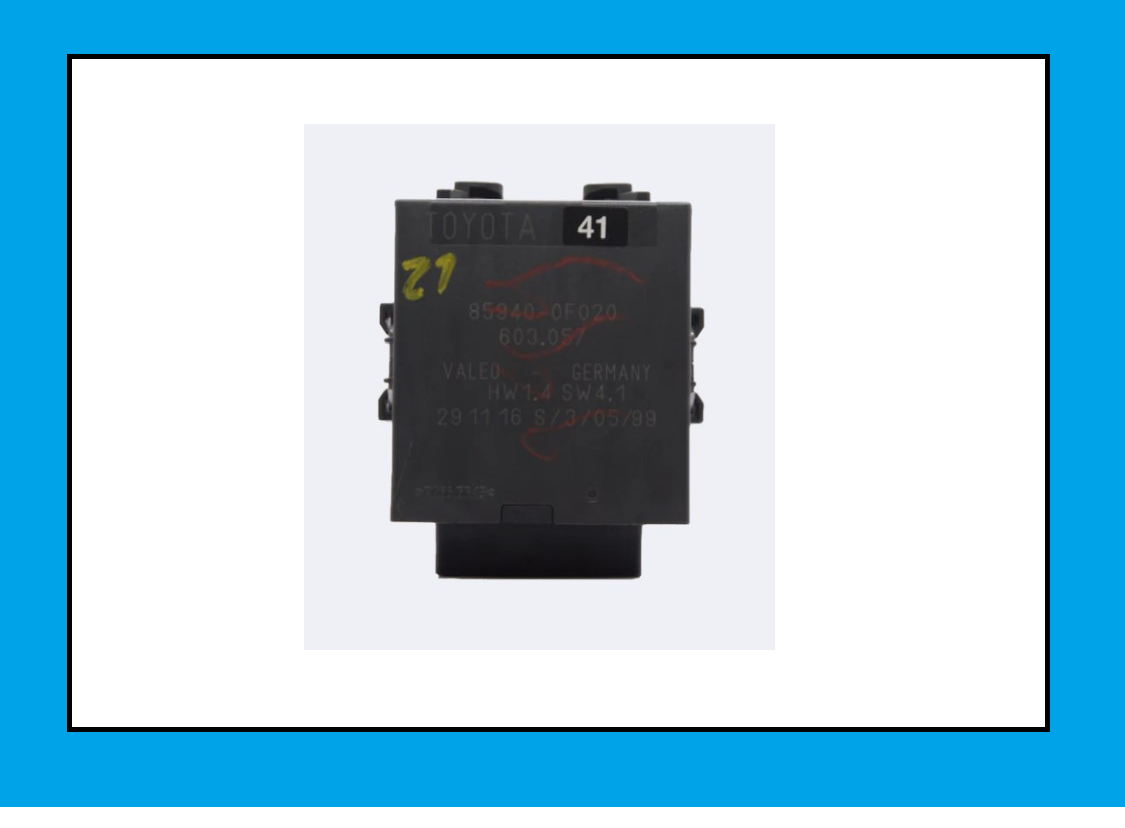 85940-0F020 Toyota Verso Relay Module Unit ECU Controller 85940-0F020