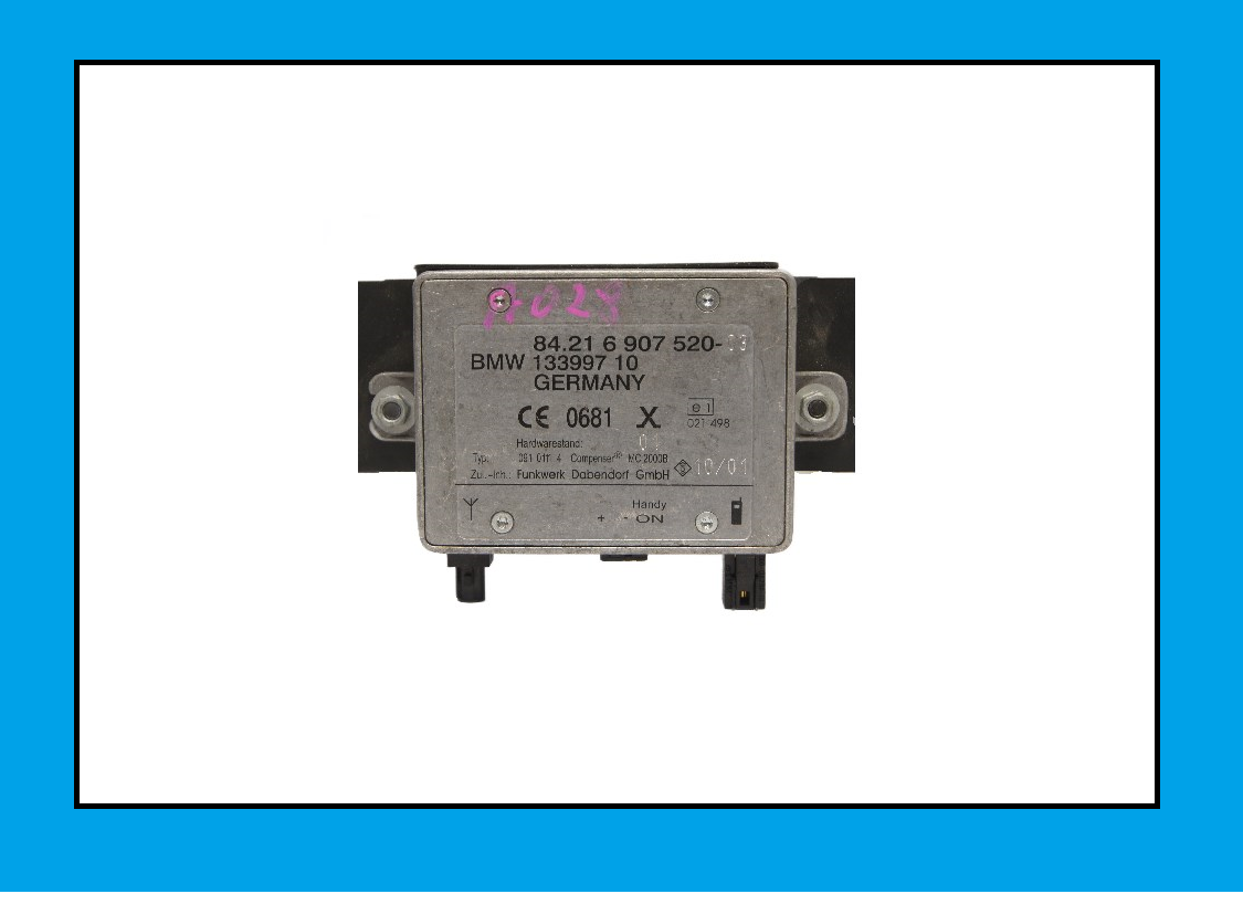 BMW E53 X5 6907520 133997 10 Antenna Radio Signal Amplifier Trap Unit - Glasgow Car Parts Store