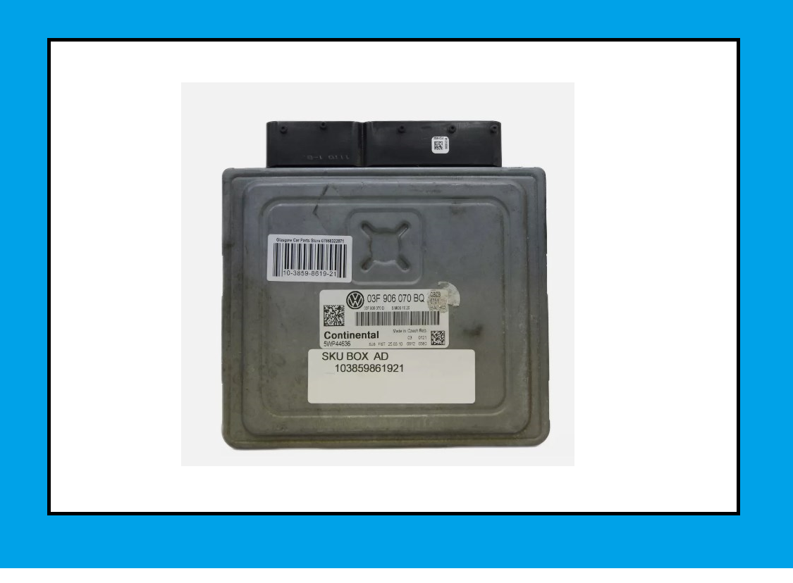 ECU VW POLO 1.2 03F906070 BQ CONTINENTAL - Glasgow Car Parts Store