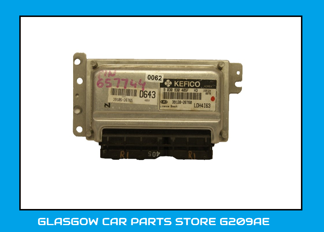 KIA ECU 9030930405  39120 26760 PLUG AND PLAY - Glasgow Car Parts Store