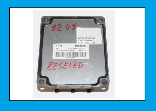 Vauxhall Opel Z16SE 09353509 DRTJ HSFI 2.1 ECU Reset & PIN Code - Glasgow Car Parts Store