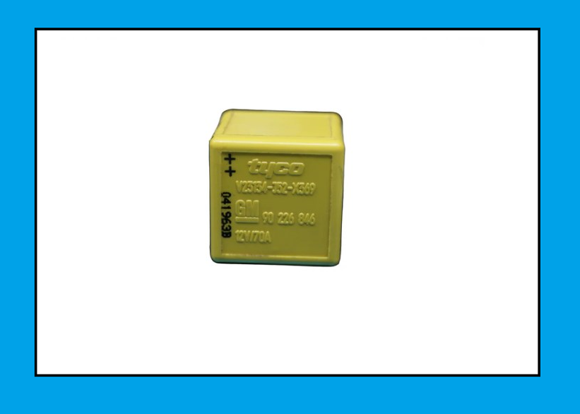 VAUXHALL GM OPEL SAAB TYCO START GLOW PLUG 4-PIN RELAY V23134-J52-X369 90226846 - Glasgow Car Parts Store