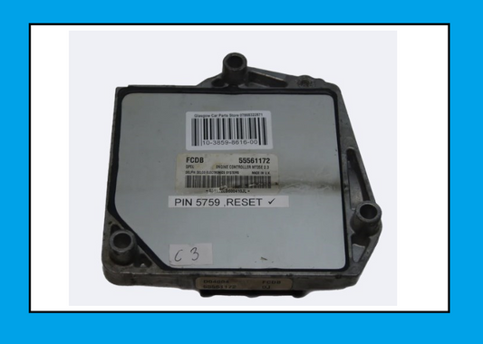 VAUXHALL OPEL ASTRA H 1.6 Z16XEP ECU 55561172 FCDB MT35E RESET & PIN - Glasgow Car Parts Store