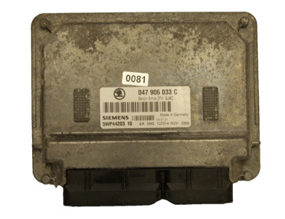 047906033C ECU Audi VW Skoda Seat IMMO OFF PLUG & PLAY. SIMOS 3PA
