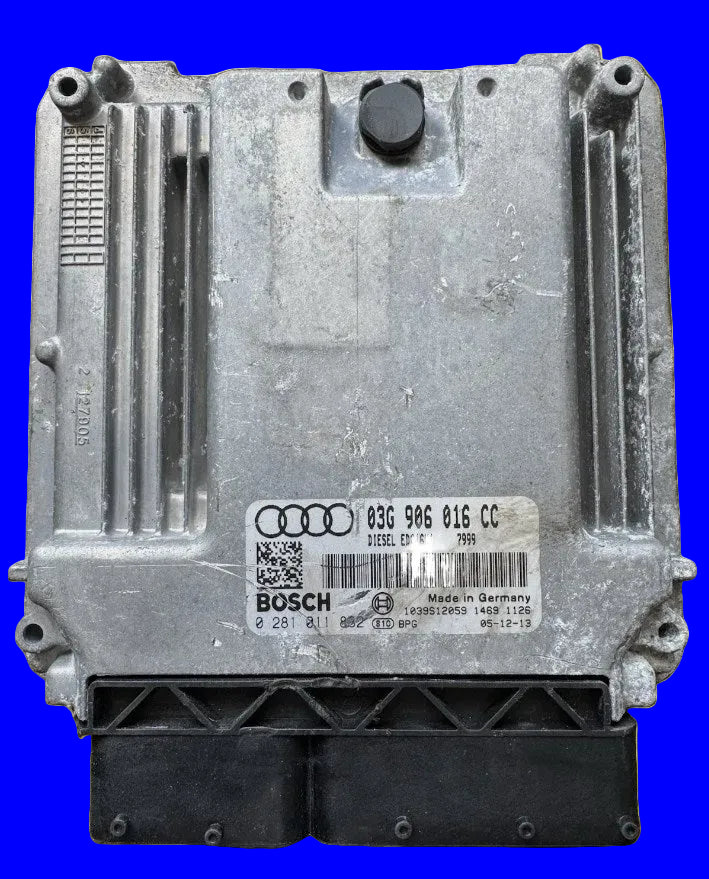 Audi A3 ECU 03G906016CC 0281011832 Immo Off Plug & Play