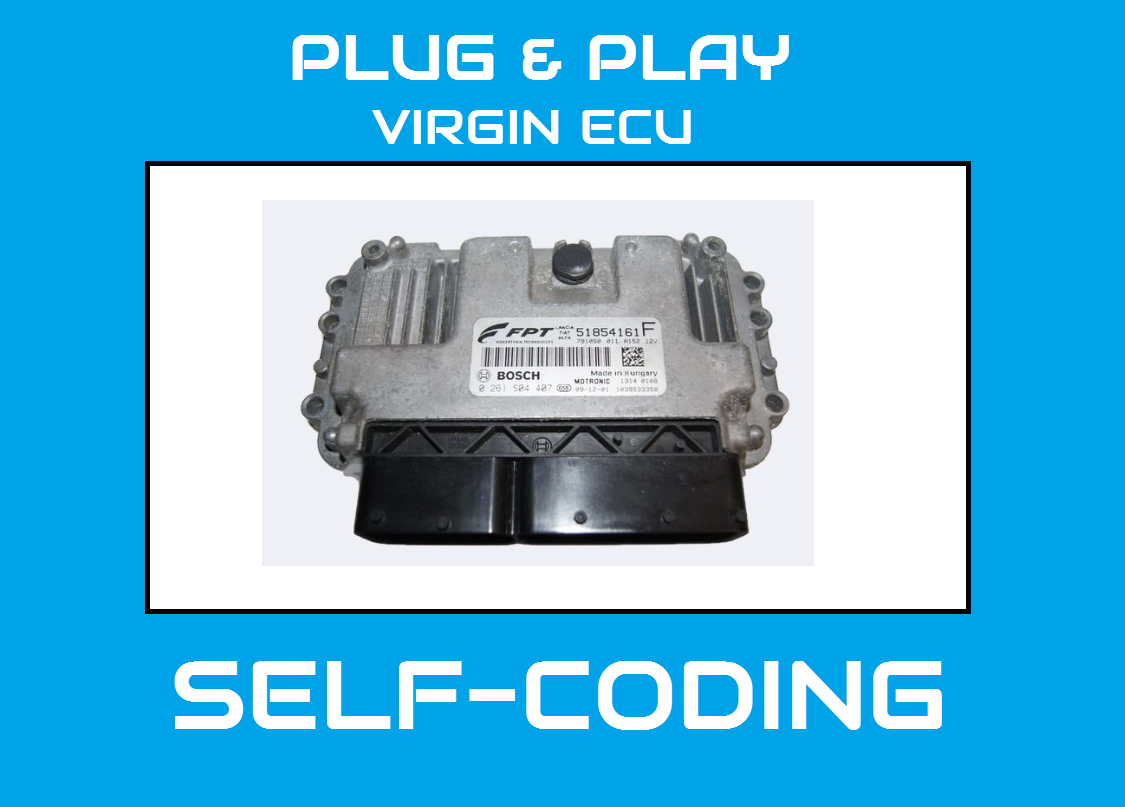 PLUG & PLAY ALFA ROMEO MITO 1.4 16V PETROL  ECU 51854161F  0261S04407 SELF-CODING ECU - Glasgow Car Parts Store