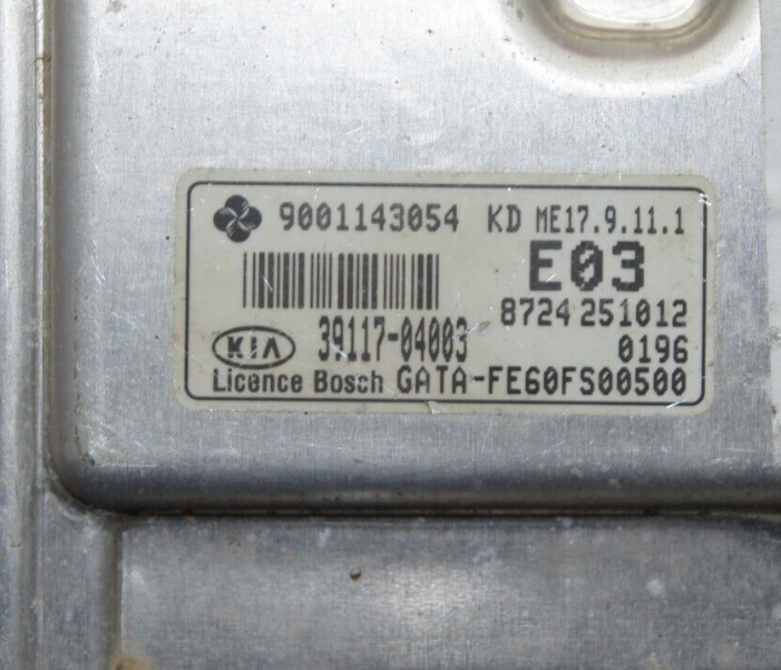 KIA PICANTO MK2 1.0 PETROL ENGINE ECU 3911704003 - Glasgow Car Parts Store