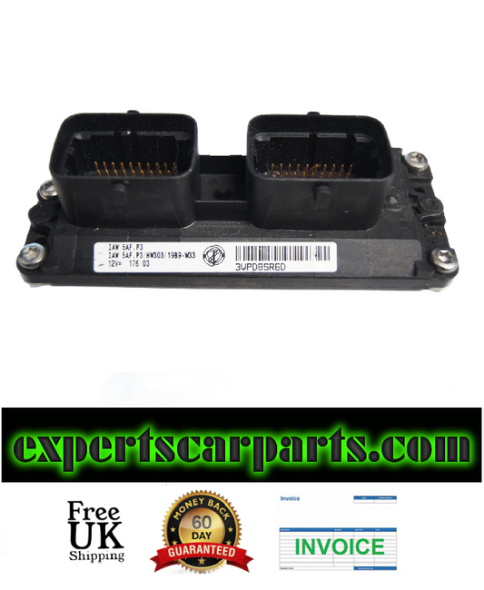 55187377 FIAT PUNTO ECU IAW5AF.P3 HW303/19B9-W33 VIRGIN PLUG AND PLAY - Glasgow Car Parts Store
