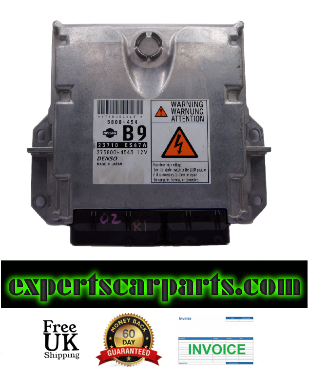 NISSAN X-TRAIL ECU ENGINE CONTROL UNIT 23710ES67A - Glasgow Car Parts Store