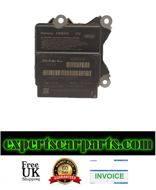 FIAT 500  AIRBAG MODULE SRS 52056238 D220 - Glasgow Car Parts Store