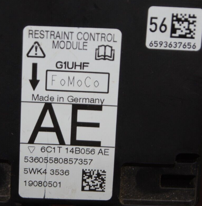 Ford Transit MK7 2007-14 Airbag ECU Restraint Control Module 6C1T14B056AE - Glasgow Car Parts Store