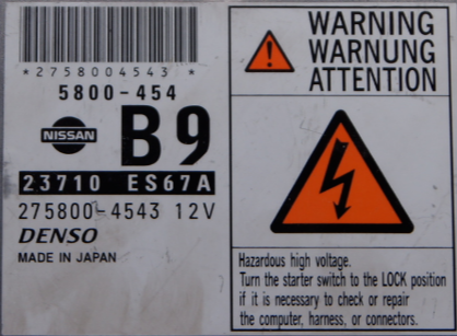 NISSAN X-TRAIL ECU ENGINE CONTROL UNIT 23710ES67A - Glasgow Car Parts Store