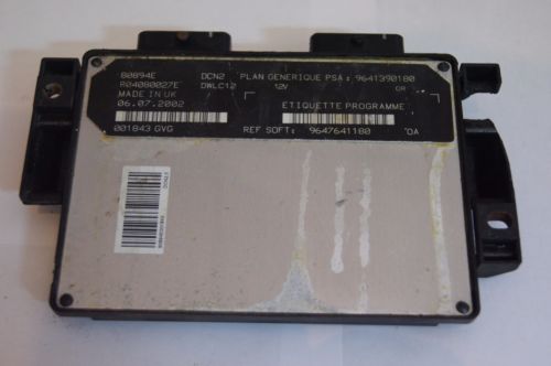 9647641180 engine ECU DWLC12 R04080027E DCN2 PSA:9641390180 LUCAS - Glasgow Car Parts Store