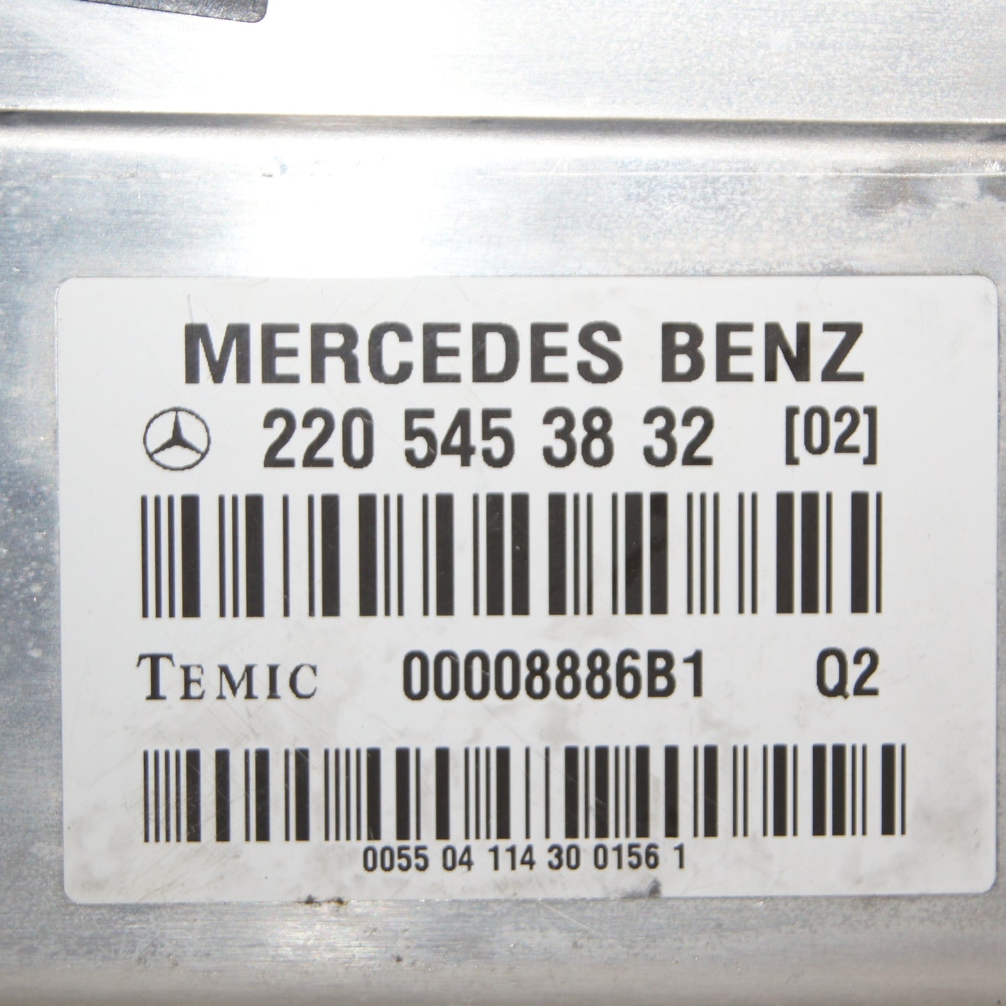 MERCEDES S CLASS W220 FACELIFT AIRMATIC SUSPENSION ECU 2205453832 TEMIC - Glasgow Car Parts Store