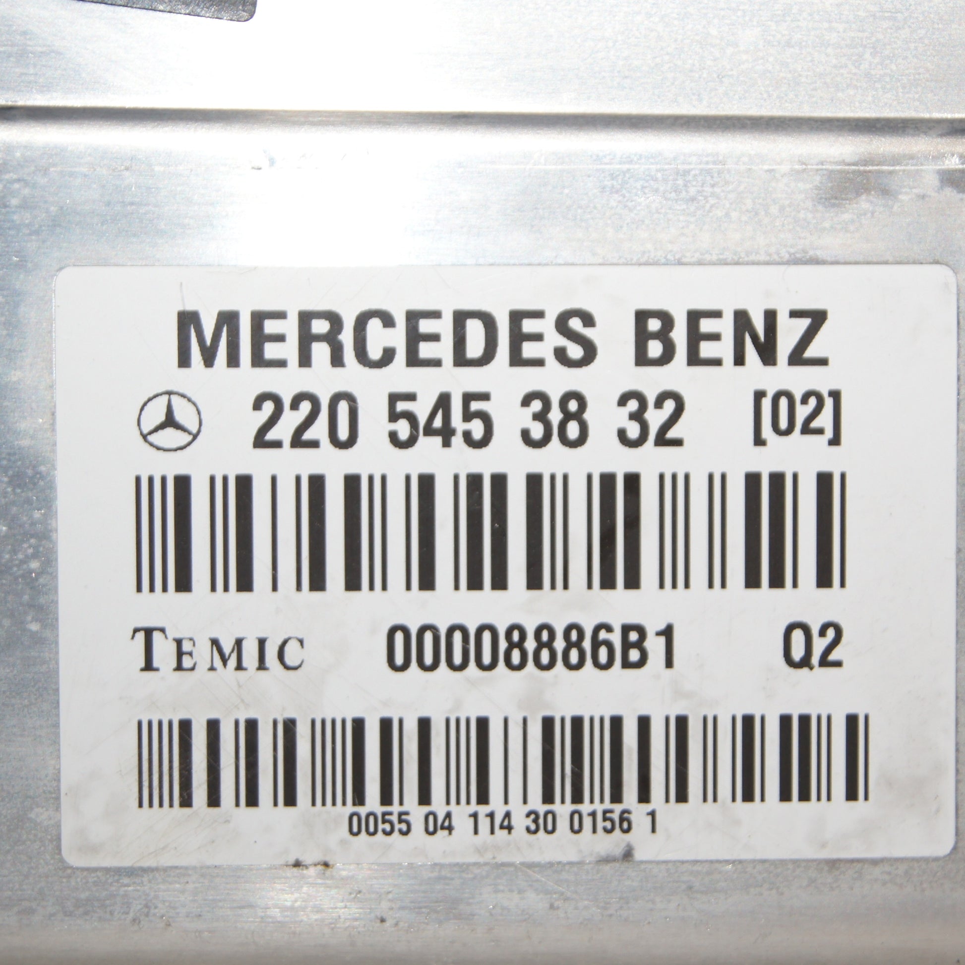 MERCEDES S CLASS W220 FACELIFT AIRMATIC SUSPENSION ECU 2205453832 TEMIC - Glasgow Car Parts Store