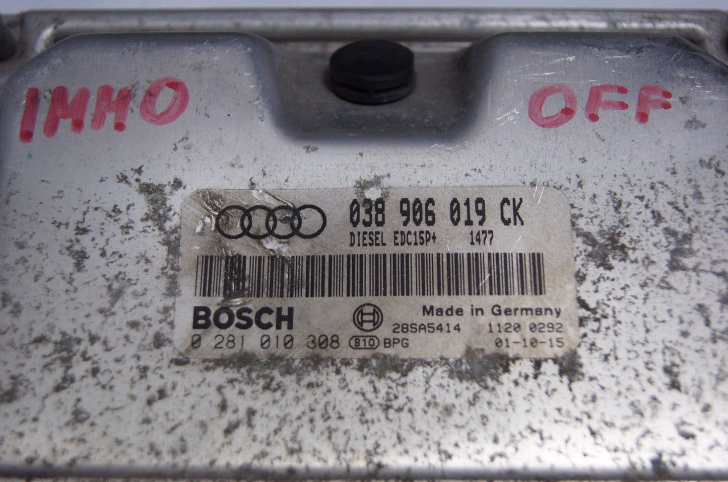 Plug & Play VW Audi  1.9 TDI ENGINE CONTROL UNIT ECU 038 906 019 CK. IMMO FREE - Glasgow Car Parts Store