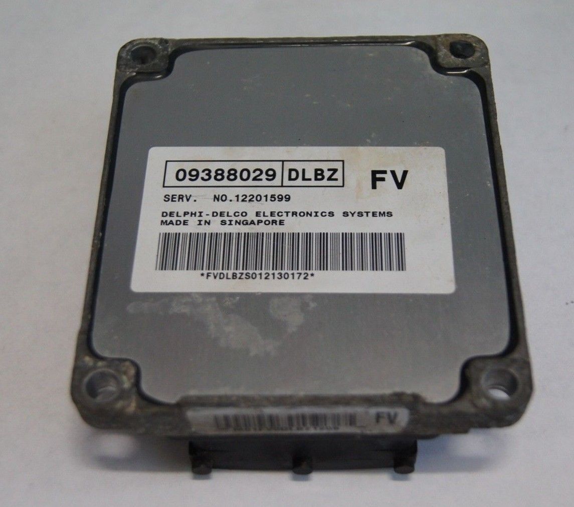 ECU DAEWOO LANOS Delphi Delco dlbz FV 09388029 - Glasgow Car Parts Store