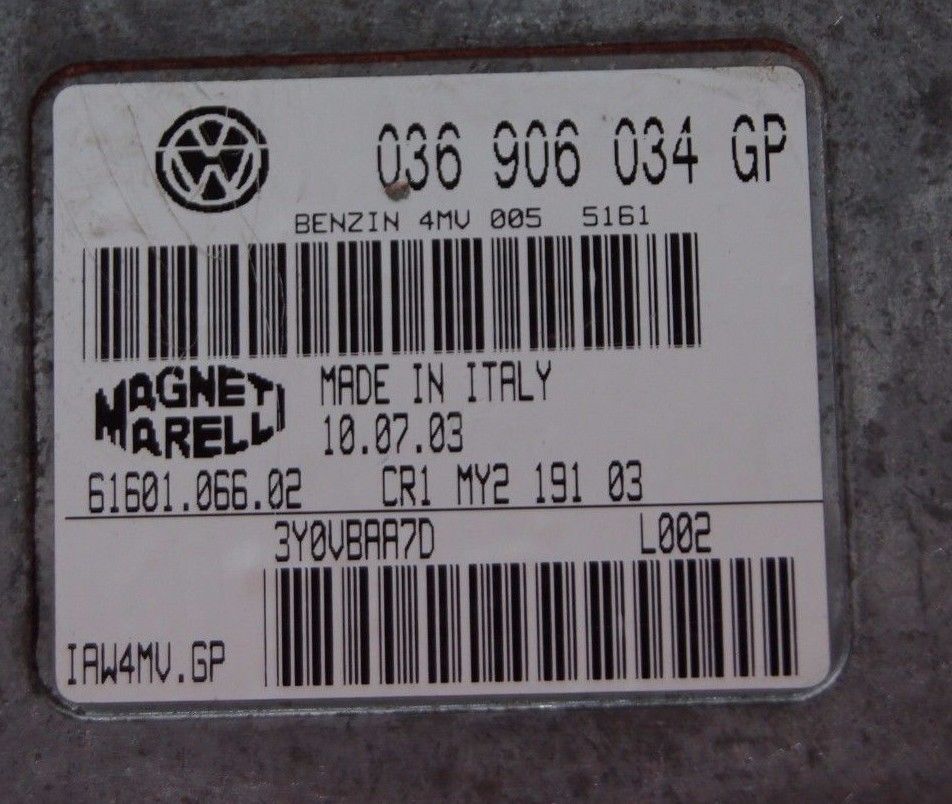 VW  ECU  - 036906034 GP IAW4MV.GP - Glasgow Car Parts Store