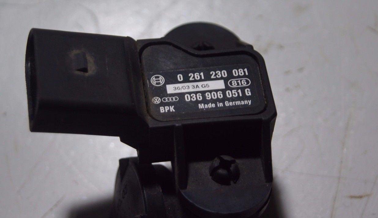 VW Audi Seat Skoda MAP Pressure Sensor 0261230081 / 036906051G - Glasgow Car Parts Store
