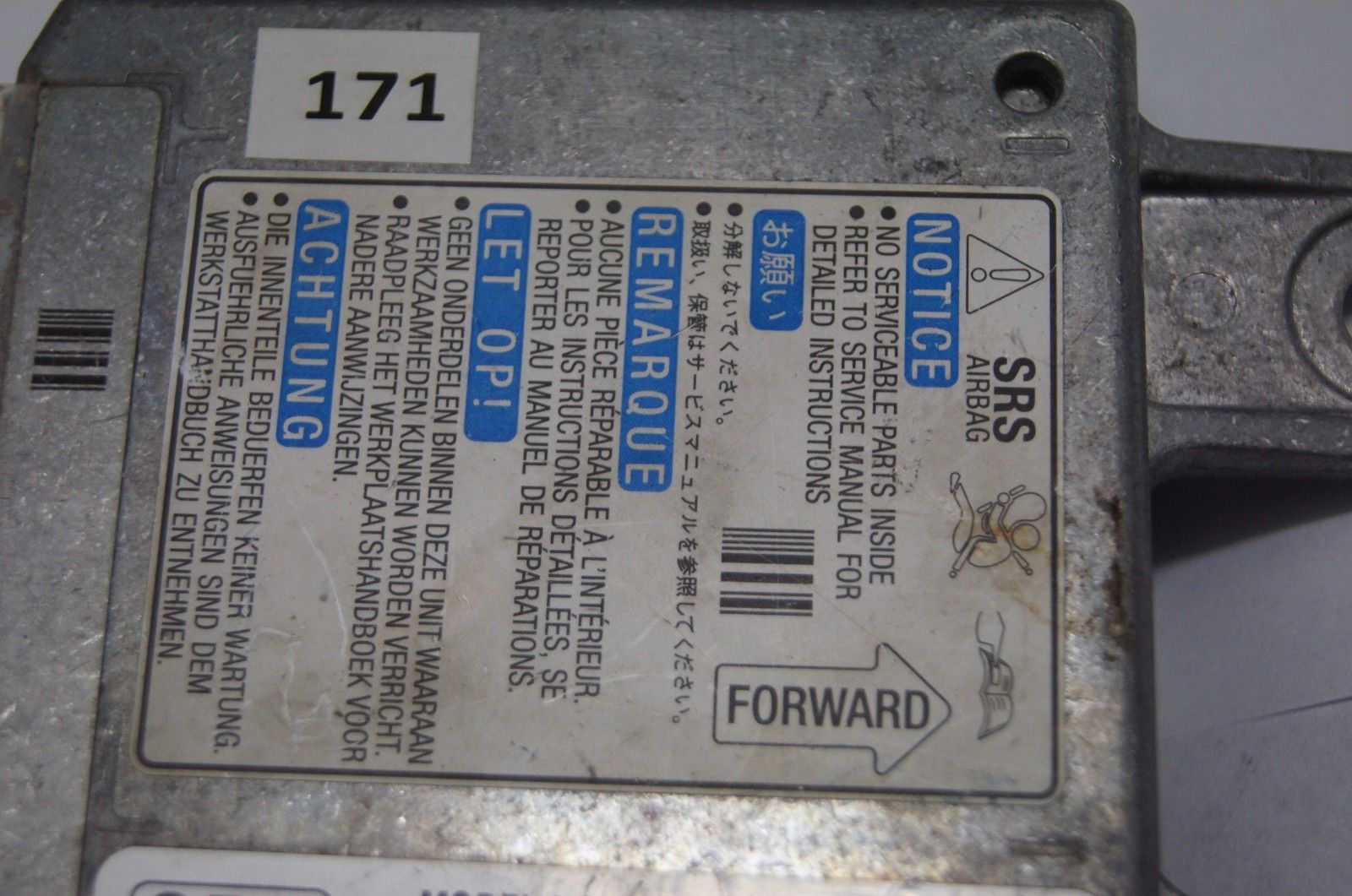 HONDA ECU AIR BAG CONTROL SRS MODULE 77960-SAA-E612-M1 / 5WK43462 - Glasgow Car Parts Store