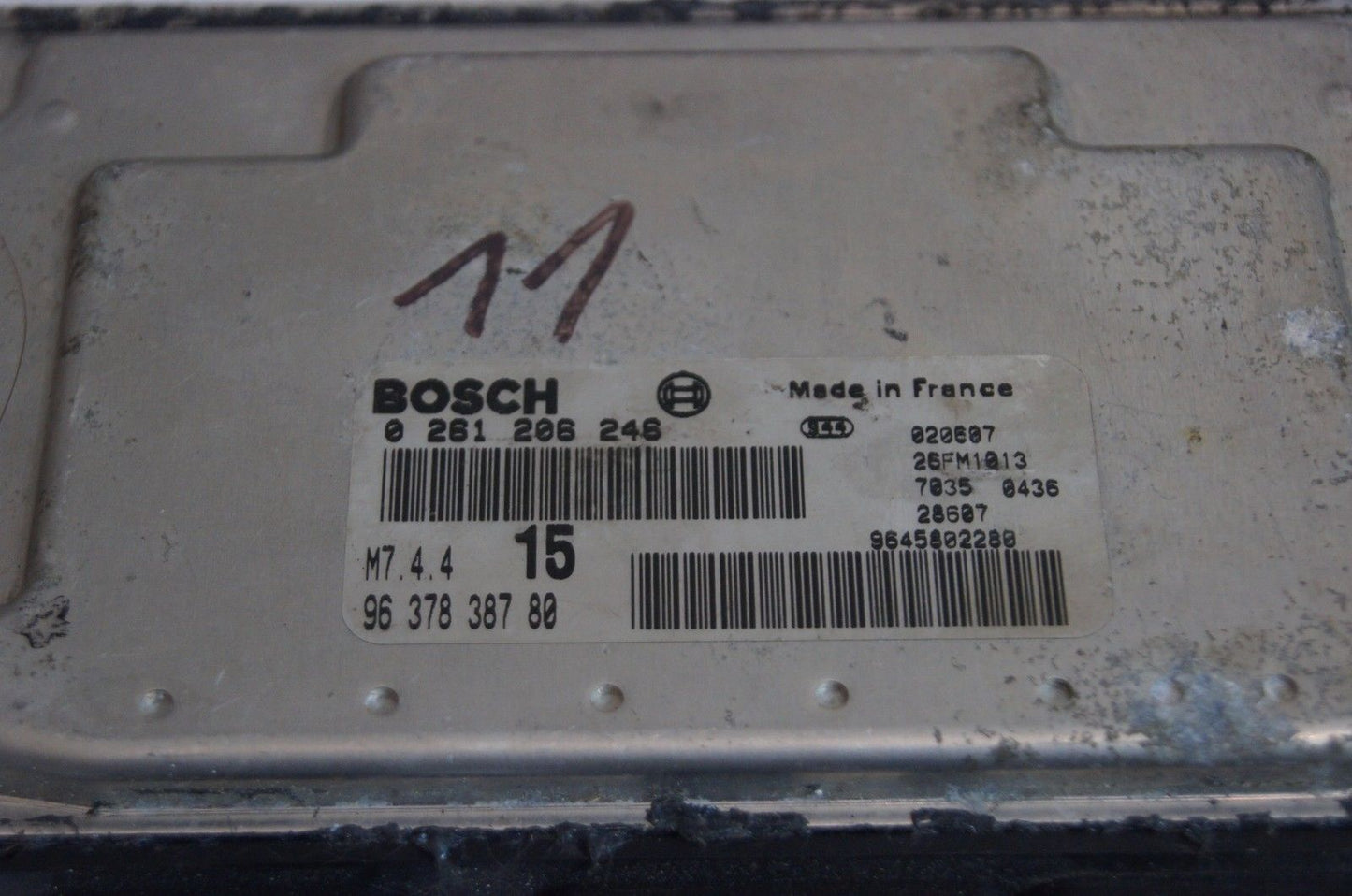 Peugeot Citroen ECU Bosch 0261206246 9637838780 0 261 206 246 DAYS WARRANTY