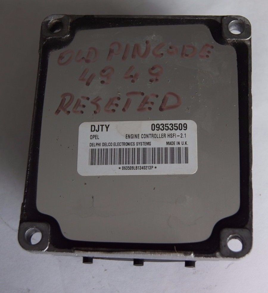 Vauxhall & Opel ECU DJTY 09353509.READY FOR PROGRAMING - Glasgow Car Parts Store