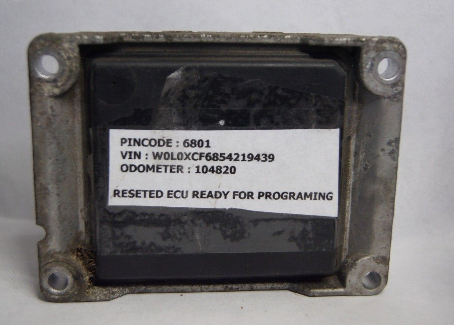 ECU VAUXHALL 0261208393 WB 55354327.READY  FOR PROGRAM - Glasgow Car Parts Store