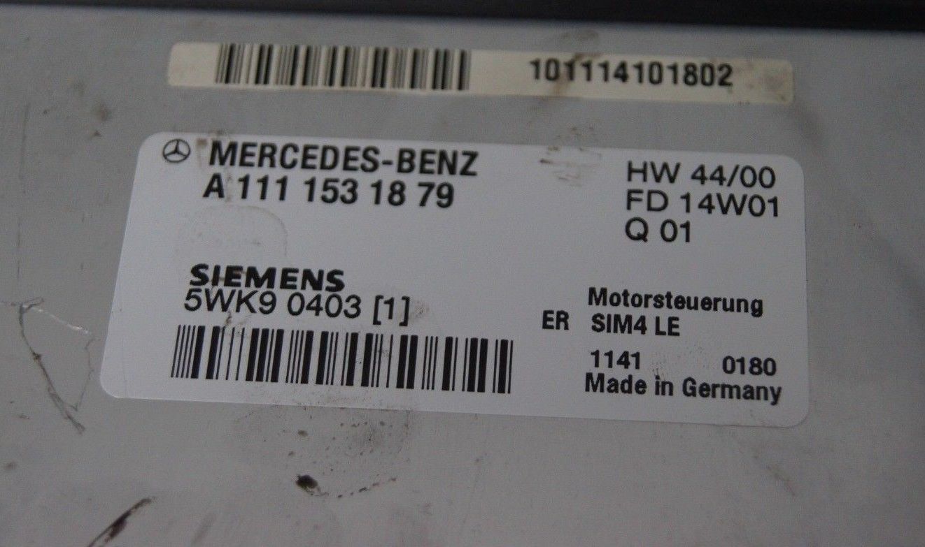 A1111531879 MERCEDES C CLASS W203 E CLASS W210 ECU - Glasgow Car Parts Store