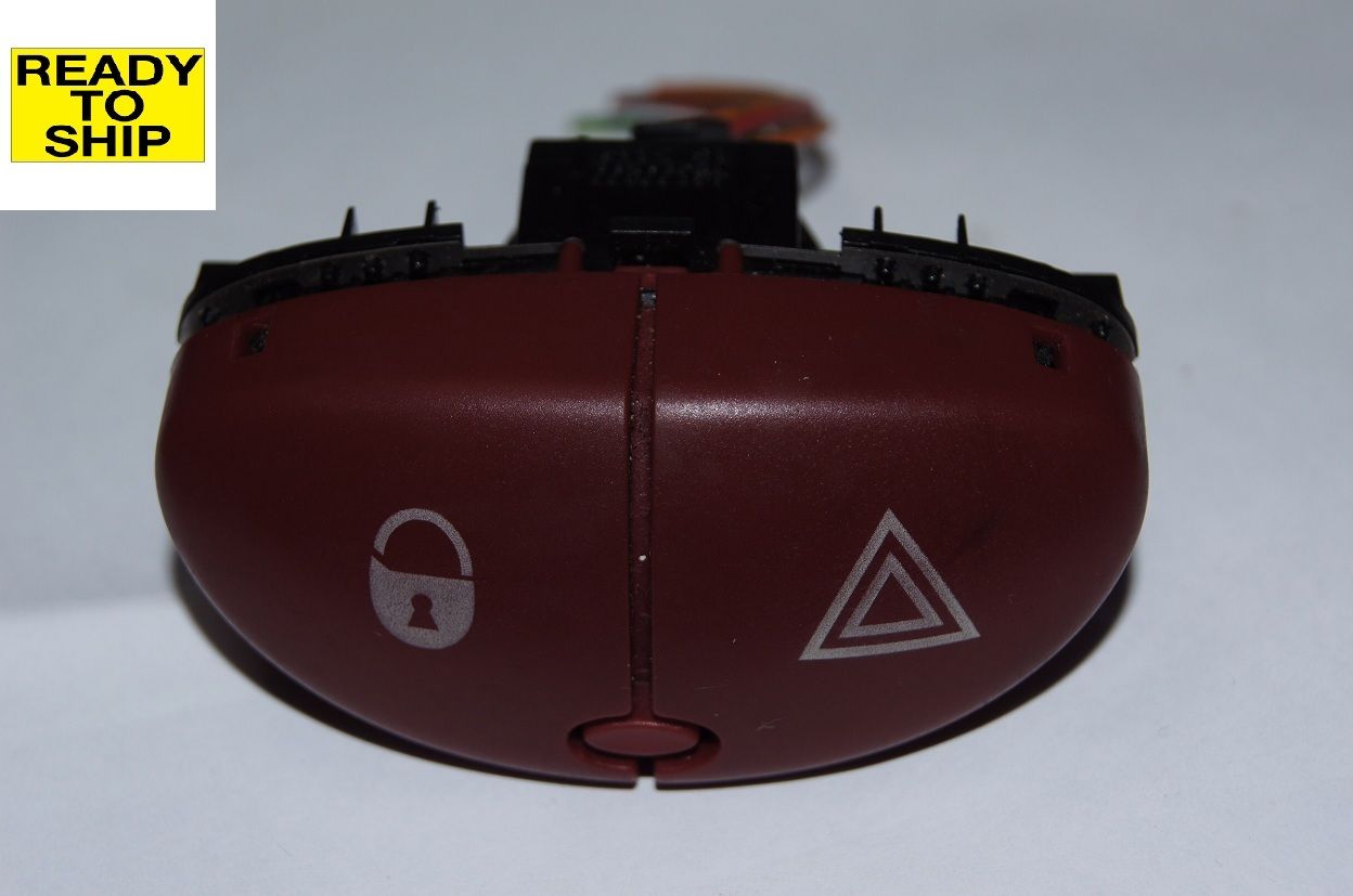 PEUGEOT 206 2005 GENUINE HAZARD WARNING SWITCH + LOCK UNLOCK SWITCH - Glasgow Car Parts Store