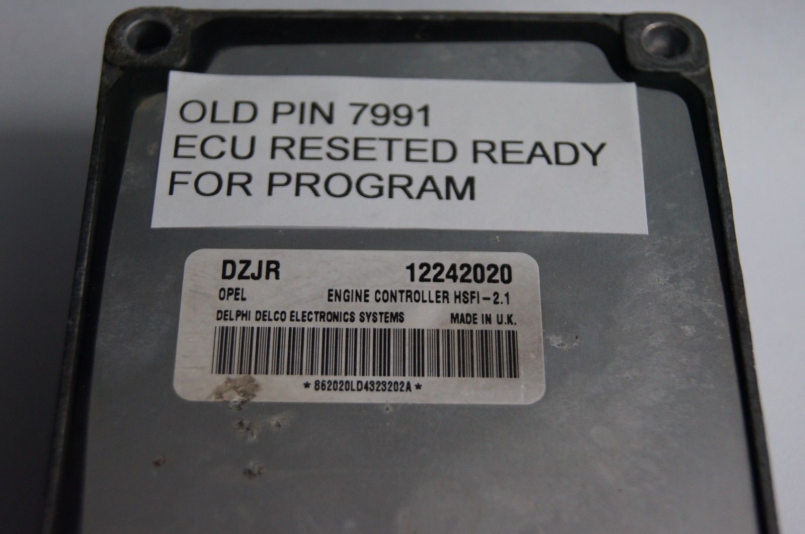DZJR 12242020 HSFI-2.1 VAUXHAL,OPEL .READY FOR PROGRAM - Glasgow Car Parts Store