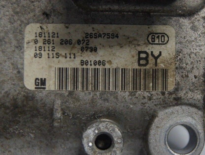 VAUXHALL OPEL ECU 09115111.BY. 02612060 ECU.READY FOR PROGRAM - Glasgow Car Parts Store