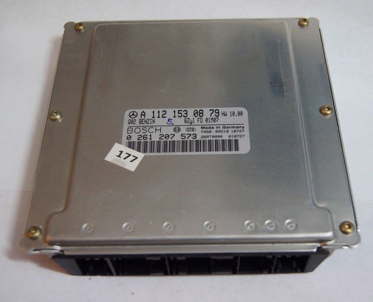 W210 E  MERCEDES Class Engine Control Unit ECU A1121530879 1121530879 0261207573 - Glasgow Car Parts Store
