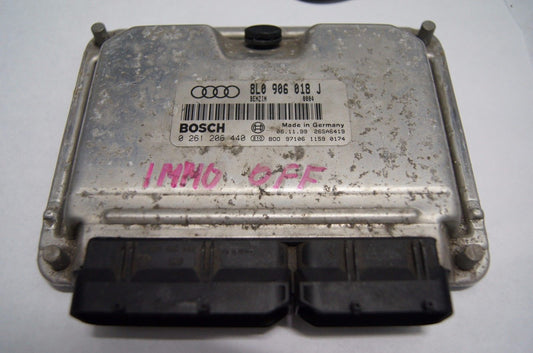 AUDI TT MK1 8N 1.8T 1999-2002 ENGINE CONTROL UNIT ECU 8L0906018J.IMMO OFF - Glasgow Car Parts Store