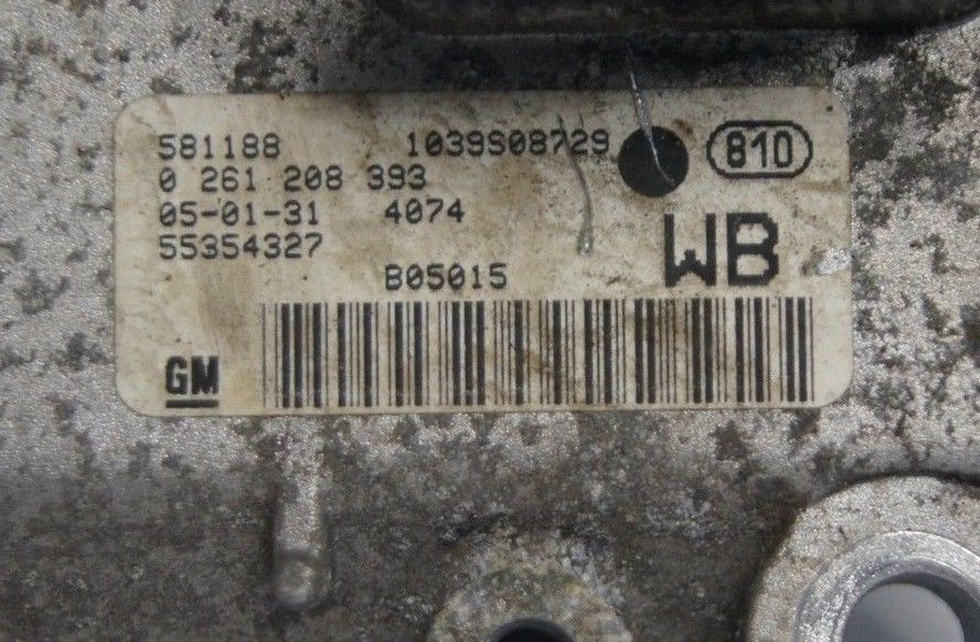 ECU VAUXHALL 0261208393 WB 55354327.READY  FOR PROGRAM - Glasgow Car Parts Store