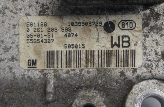 ECU VAUXHALL 0261208393 WB 55354327.READY  FOR PROGRAM - Glasgow Car Parts Store