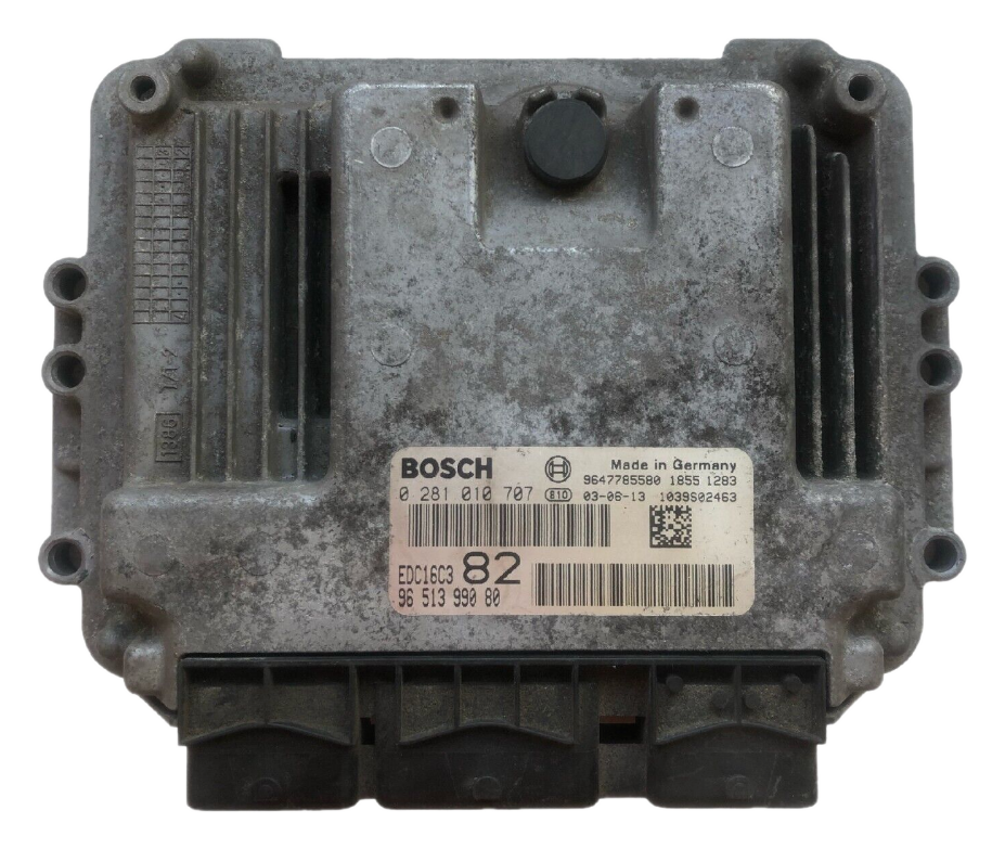 PEUGEOT 206  1.4 HDI  ENGINE ECU 0281010707  9646559980 PLUG AND PLAY - Glasgow Car Parts Store