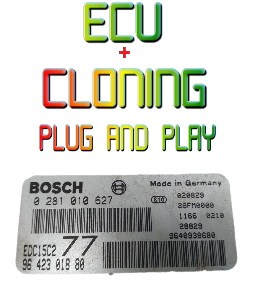 Peugeot  ECU 0281010627 96 423 018 80 PLUG AND PLAY - Glasgow Car Parts Store