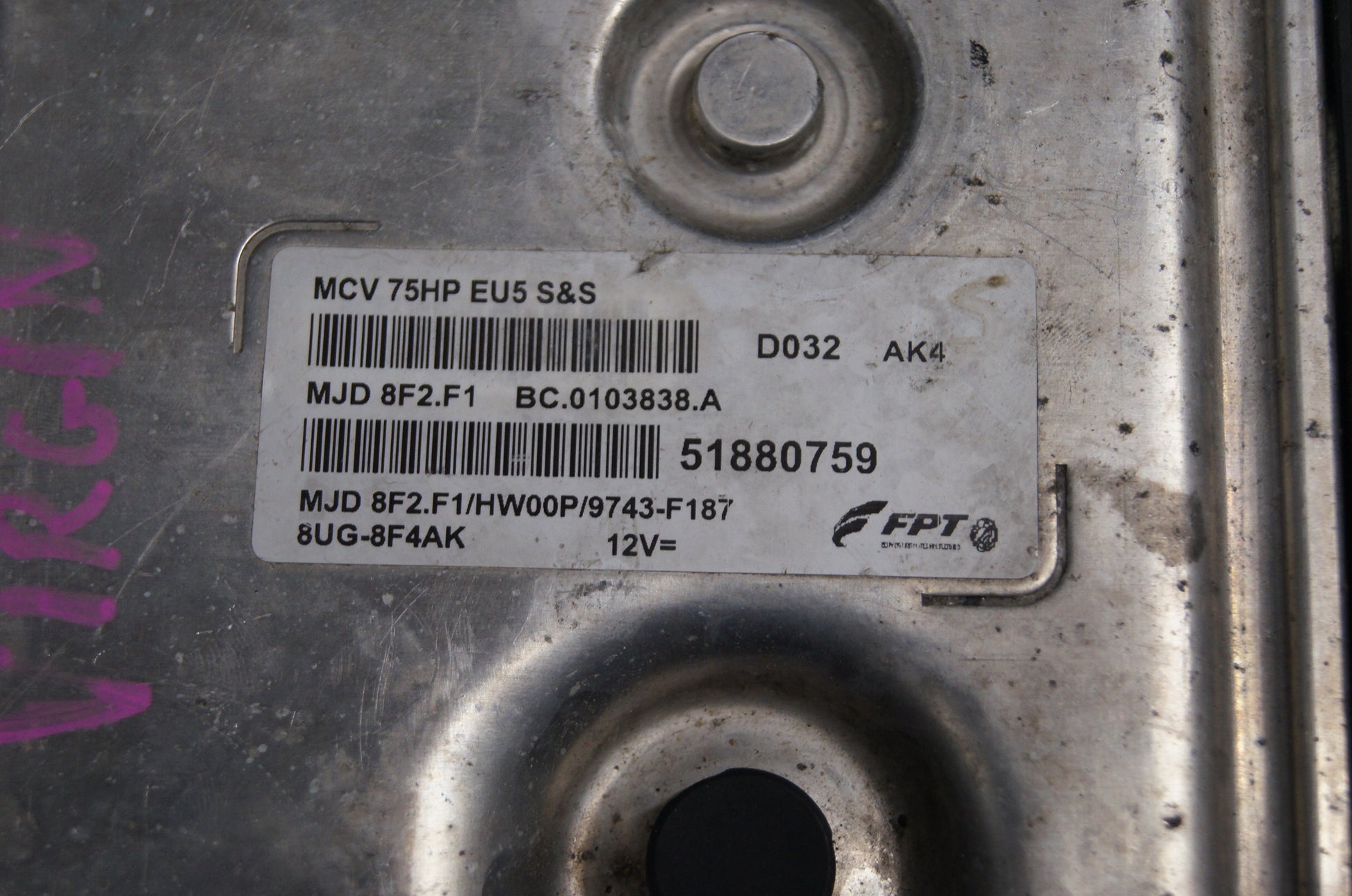 FIAT/ CITROEN Nemo / Bipper / Fiorino 1.3 ECU 51880759  MJD8F2.F1 virgin - Glasgow Car Parts Store