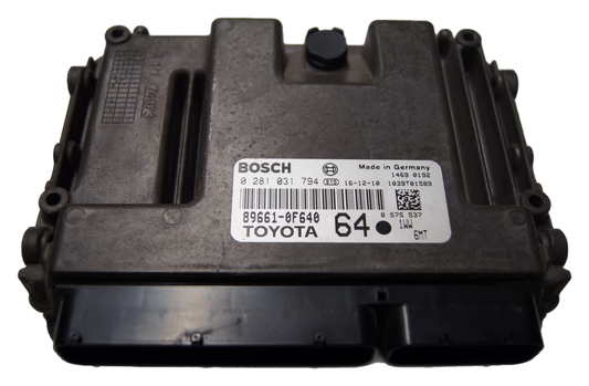 2013-2018 1.6 DIESEL ENGINE CONTROL UNIT TOYOTA VERSO 89661-0F640 0281031794 - Glasgow Car Parts Store