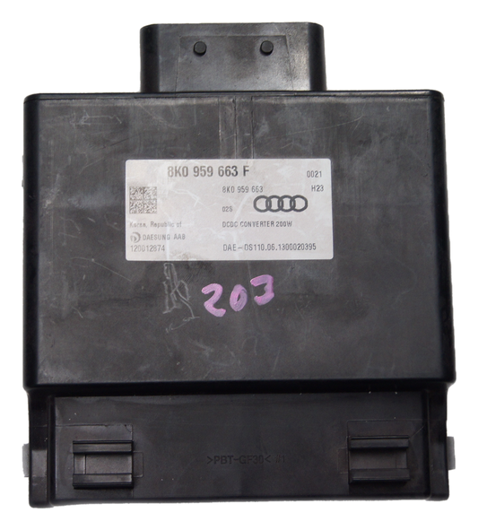 Audi A6 , C7 Active Stabilizer control unit 8K0959663F 8K0959663 120012874. - Glasgow Car Parts Store