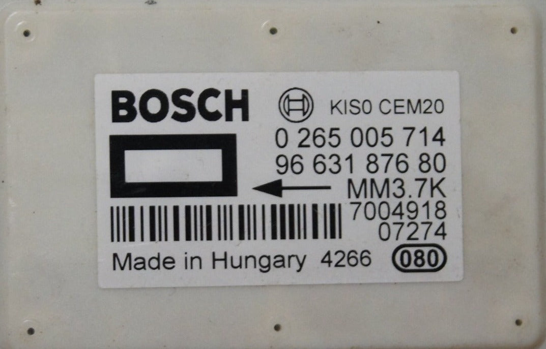 Yaw Rate ESP Sensor Citroen  Peugeot 0265005714 9663187680 - Glasgow Car Parts Store