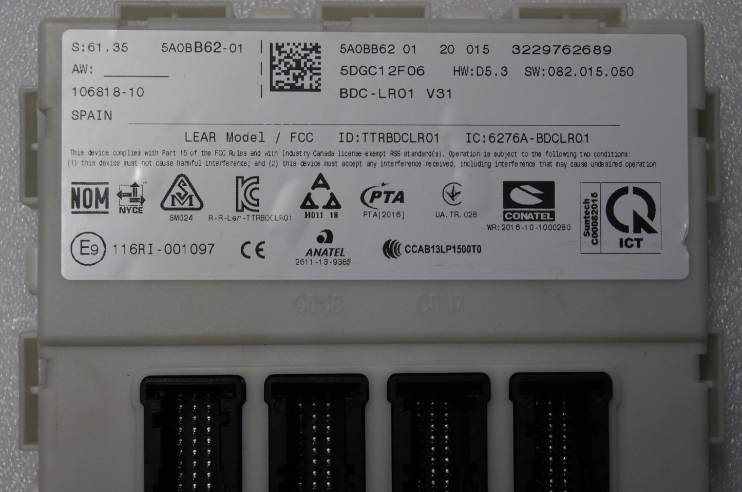 F56  MINI COOPER BCM BODY CONTROL MODULE 106818-10 - Glasgow Car Parts Store