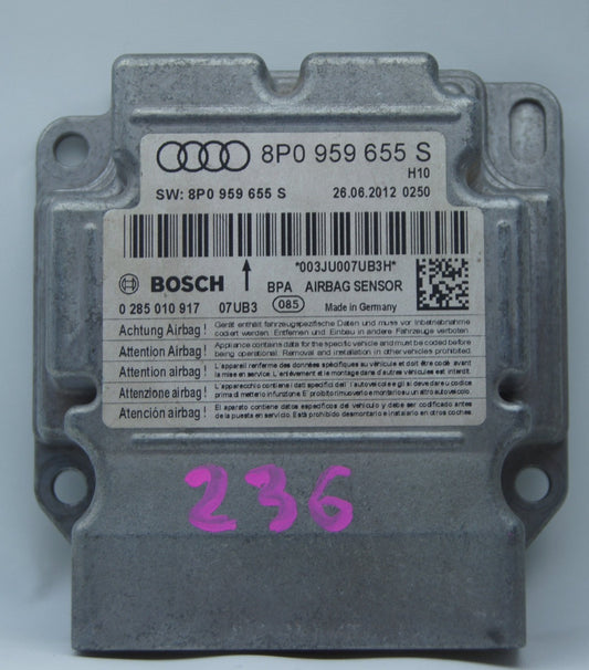 Audi A3 Airbag Module SRS UNIT 8P0959655S - Glasgow Car Parts Store