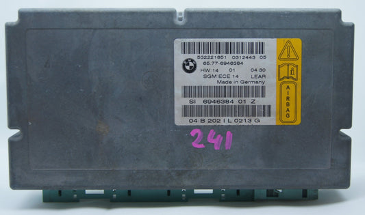 BMW SGM ECE 14 Control Unit 65.77-6946384 AIRBAG. - Glasgow Car Parts Store